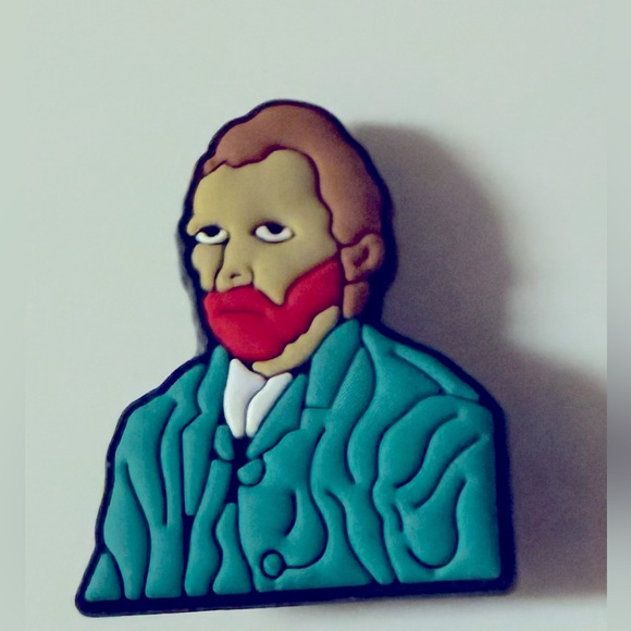 CROCS Accessories - (10 for $10) Vincent Van Gogh Croc Charm Jibbit Shoe Charm